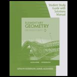Elementary Geometry  Student Study Guide / Solutions Manual
