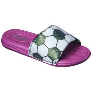 Girls Soccer Slide Sandals   Pink 12 13