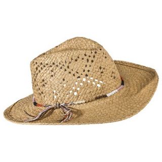 Mossimo Supply Co. Cowboy Hat with Multicolor Tie   Light Brown