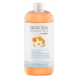 Dead Sea Essentials by AHAVA Enriching Spa, Bubble Bath and Shower Gel   16 oz