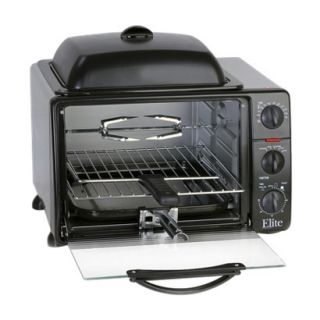 Elite Professional Jumbo Toaster Oven Broiler   23L