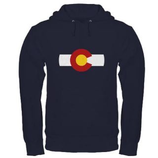  Colorado Flag Theme Hoodie (dark)