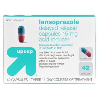 up&up Lansoprasole Delayed Release Acid Relief Tablets   42 Count