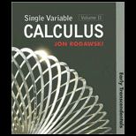 Single Variable Calculus  Early Transcendentals, Volume 2 (2nd Printing)