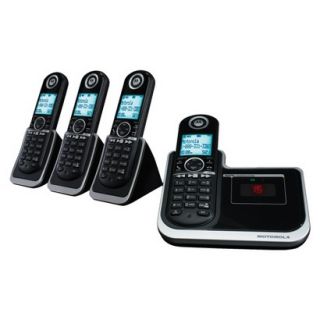 Motorola DECT 6.0 Cordless Phone System (MOTO L804) with Answering Machine, 4