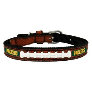 Green Bay Packers Classic Leather Toy Football Collar