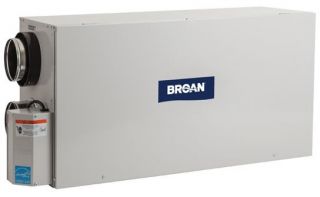 Broan HRVH100SE Air Purifier, Heat Recovery Ventilator w/HEPA Filtration Tan