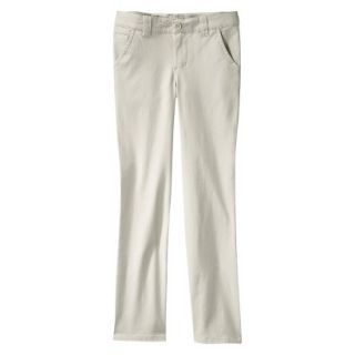 Cherokee Girls Twill Pant   Oyster 4