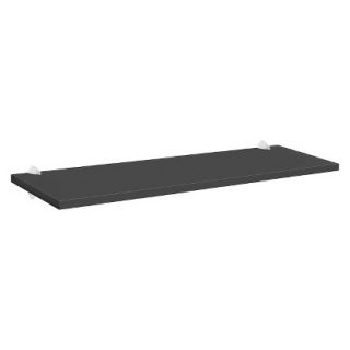 Wall Shelf Black Sumo Shelf With Chrome Ara Supports   45W x 16D