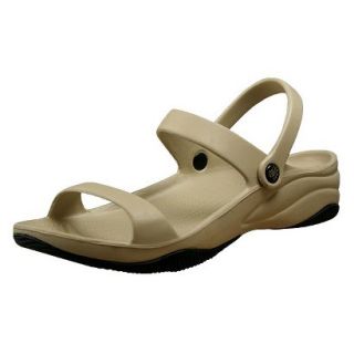 USADawgs Tan / Black Premium Womens 3 Strap Sandal   11