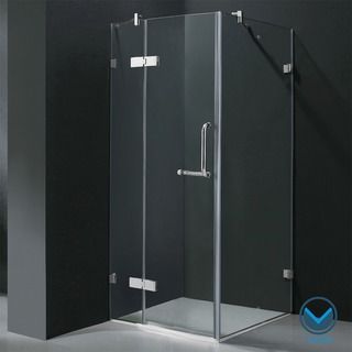 Vigo Frameless Square Clear Shower Enclosure (32 X 32)