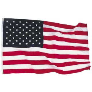 Bulldog Cotton US Flag   8 x 12