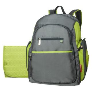 Fisher Price Ripstop Diaper Bag Backpack   Grey/Green