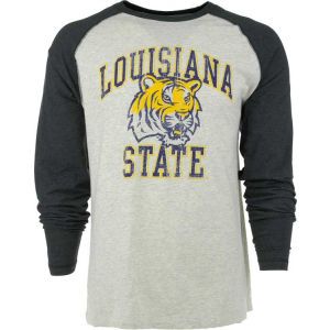 LSU Tigers NCAA Mens Long Sleeve Homer Raglan T Shirt