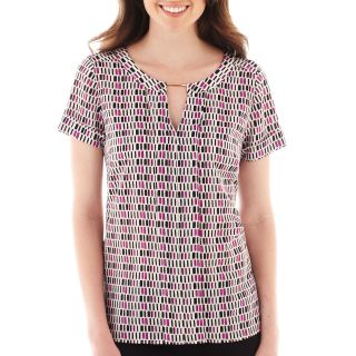 Worthington Short Sleeve Tunic Top, Minishutters