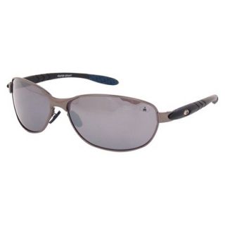 IRONMAN Wraparound Oval Sunglasses   Black/Gunmetal