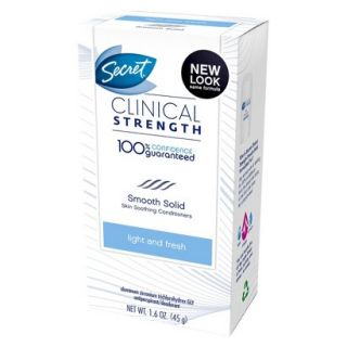 Secret Clinical Strength Smooth Solid Womens Antiperspirant & Deodorant Light