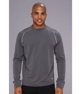 Nike Dri Fit Sprint Crew Mens Long Sleeve Pullover (Gray)