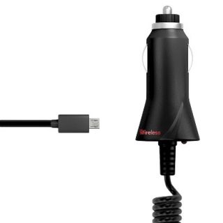 Just Wireless Car Mobile Charger for HTC Phones   Black (03403)