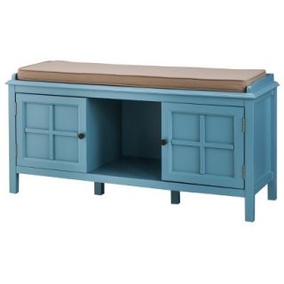 Bench Threshold Windham Entryway Bench   Teal