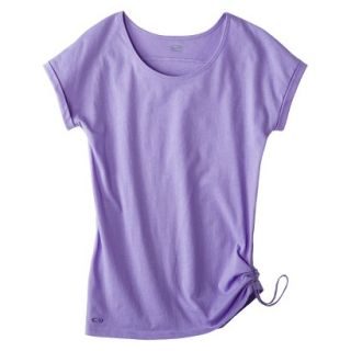 C9 by Champion Womens Yoga Layering Top With Side Tie   Lilac M