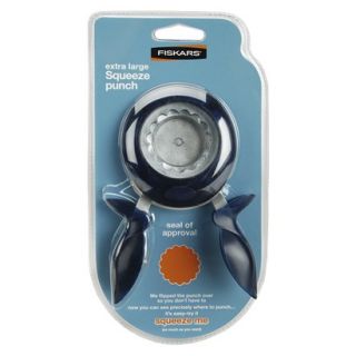 Fiskars 01 003776 Scalloped Squeeze Punch, Extra Large, Seal of Approval