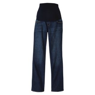 Liz Lange for Target Maternity Over the Belly Bootcut Denim Jeans   Blue Wash 8L