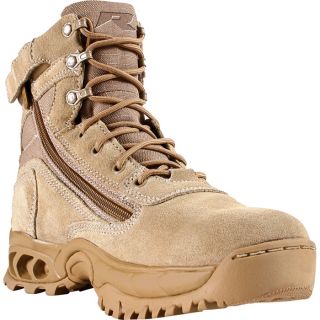 Ridge 7 Inch Desert Storm Zipper Boot   Sand, Size 11 1/2 Wide, Model 3003Z