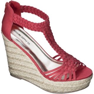 Womens Mossimo Supply Co. Novalee Wedge Sandal   Coral 8.5