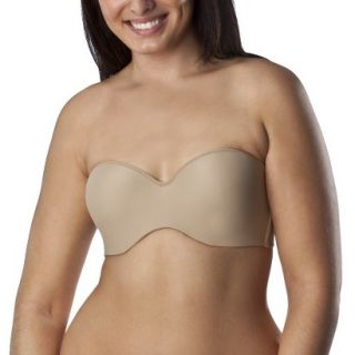 Self Expressions By Maidenform Womens Full Support Strapless Bra   Beige 36DD