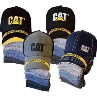 CAT Cap/Sock Combo   Gray Cap/6 Pair Various Socks
