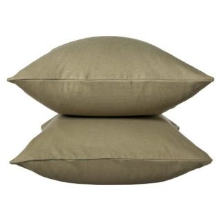 Room Essentials Jersey Pillow Case   Solid Green (Standard)