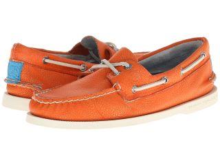 Sperry Top Sider A/O 2 Eye Washed Mens Lace Up Moc Toe Shoes (Orange)