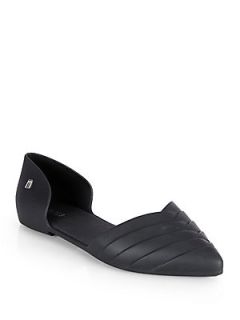 Melissa Petal dOrsay Flats   Black