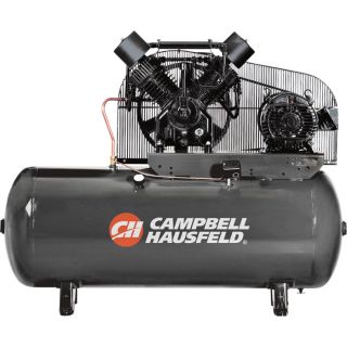 Campbell Hausfeld Two Stage Air Compressor   15 HP, 50 CFM @ 175 PSI, 208 