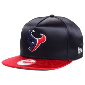 Houston Texans New Era NFL Team Satin A Frame 9FIFTY Snapback Cap