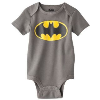 Newborn Boys Batman Bodysuit   Grey 6 9 M