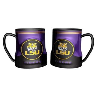 Boelter Brands NCAA 2 Pack LSU Tigers Game Time Coffee Mug   Purple/ Black (20