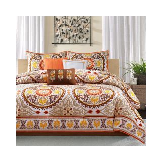 Madison Park Neema 7 pc. Medallion Comforter Set, Brown