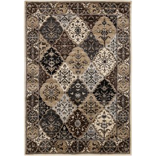 Patchwork Barley Brown Rug (79 X 112)