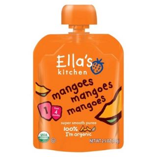 Ellas Kitchen Organic Baby Food Pouch   Mangoes, Mangoes, Mangoes 2.5 oz (7