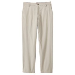 Merona Mens Ultimate Flat Front Pants   Oyster 32x32