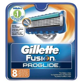 Gillette Fusion ProGlide Manual Mens Razor Blade Refills 8 ct