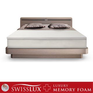 Swisslux Eurosupreme 2 inch Memory Foam Mattress Topper With Cover