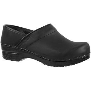 Sanita Clogs Womens Professional Oil Black Shoes, Size 45 M   457206 02