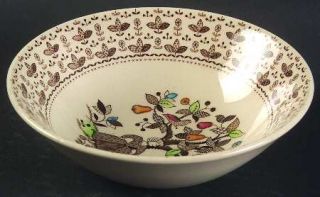 Johnson Brothers Sugar & Spice Brown Coupe Cereal Bowl, Fine China Dinnerware  