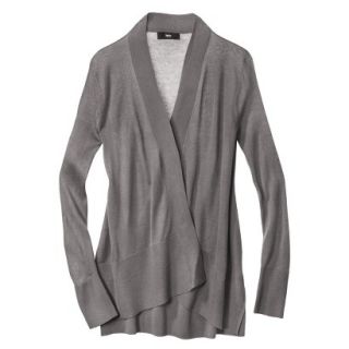 Mossimo Womens Open Front Cardigan   Greave Gray L