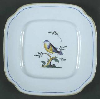 Spode QueenS Bird (Y4973, Fine Stone, Older) Square Salad Plate, Fine China Din