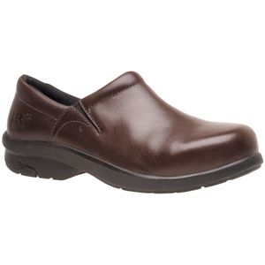 Timberland Womens Newbury ESD Slip On ST Brown Shoes, Size 8.5 M   85599