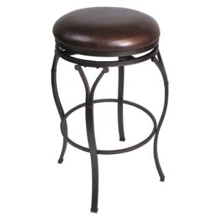 Barstool Hillsdale Furniture Lakeview Backless Barstool   Brown
